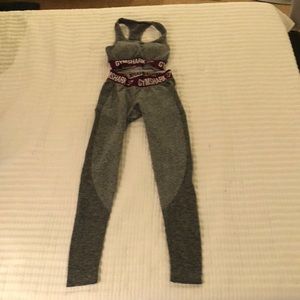 Gymshark matching leggings and sports bra size XS